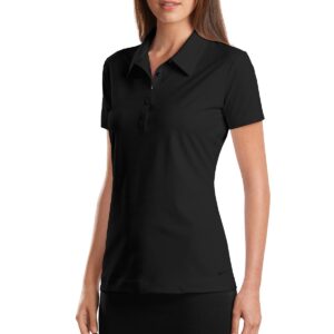 DISCONTINUED  Nike Elite Series Ladies Dri-FIT Ottoman Bonded Polo. 429461