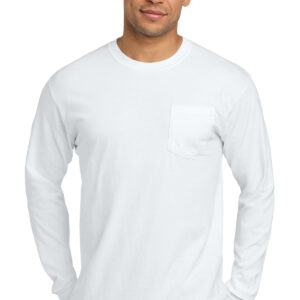 COMFORT COLORS  ®  Heavyweight Ring Spun Long Sleeve Pocket Tee. 4410
