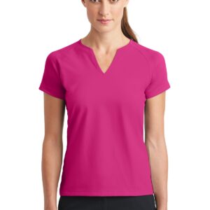 DISCONTINUED  Nike Ladies Dri-FIT Stretch Woven V-Neck Top. 838960