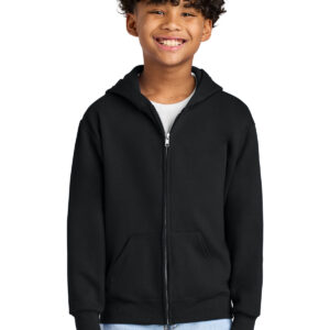 Jerzees ®  - Youth NuBlend ®  Full-Zip Hooded Sweatshirt.  993B