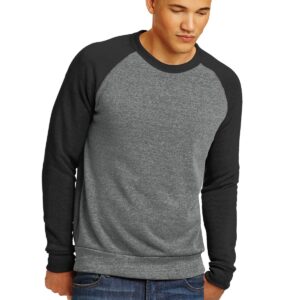 DISCONTINUED  Alternative Champ Colorblock Eco ™ -Fleece Sweatshirt. AA32022