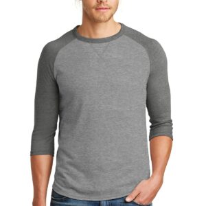 DISCONTINUED  Alternative Dugout 3/4-Sleeve Vintage 50/50 Tee. AA5057