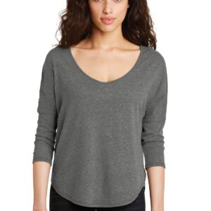 DISCONTINUED  Alternative Women's The Curveball Vintage 50/50 Tee. AA5062