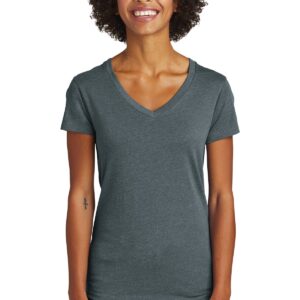 DISCONTINUED  Alternative Women's Runaway Blended Jersey V-Neck Tee. AA6046