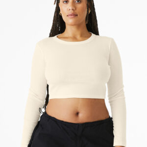 BELLA+CANVAS ®  Women's Micro Rib Long Sleeve Baby Tee BC1501