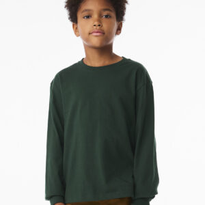 BELLA+CANVAS ®  Youth 6-Ounce Heavyweight Long Sleeve Tee BC3511Y