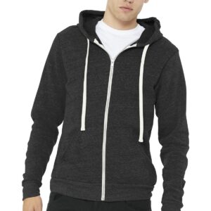 BELLA+CANVAS  ®  Unisex Triblend Sponge Fleece Full-Zip Hoodie. BC3909
