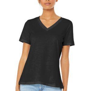 BELLA+CANVAS  ®  Women's Relaxed Jersey Short Sleeve V-Neck Tee. BC6405