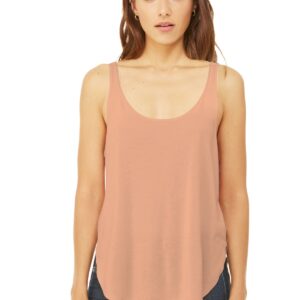 DISCONTINUED  BELLA+CANVAS  ®  Women's Flowy Side-Slit Tank. BC8802