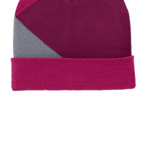 DISCONTINUED  Port Authority ®  Cuffed Colorblock Beanie. C906