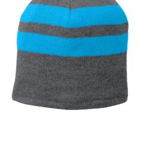 Port & Co ™  Fleece-Lined Striped Beanie Cap. C922