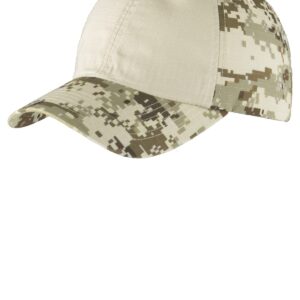 DISCONTINUED  Port Authority ®  Colorblock Digital Ripstop Camouflage Cap. C926