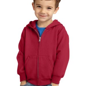 Port & Co ™  Toddler Core Fleece Full-Zip Hooded Sweatshirt. CAR78TZH