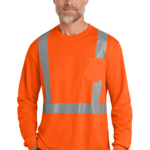 CornerStone  ®  ANSI 107 Class 2 Mesh Long Sleeve Tee. CS201