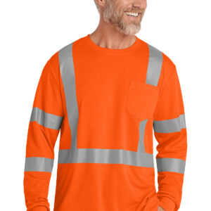 CornerStone  ®  ANSI 107 Class 3 Mesh Long Sleeve Tee. CS203
