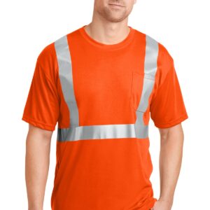 CornerStone ®  - ANSI 107 Class 2 Safety T-Shirt.  CS401