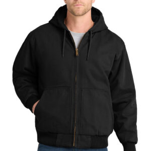 CornerStone ®  Washed Duck Cloth Insulated Hooded Work Jacket. CSJ41