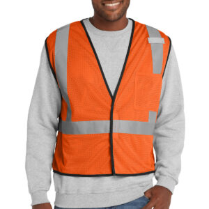 CornerStone  ®  ANSI 107 Class 2 Economy Mesh One-Pocket Vest. CSV100