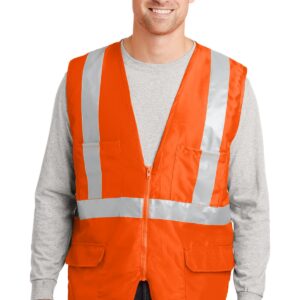 CornerStone ®  - ANSI 107 Class 2 Mesh Back Safety Vest. CSV405