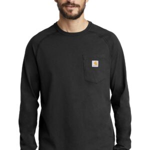 DISCONTINUED  Carhartt Force  ®  Cotton Delmont Long Sleeve T-Shirt. CT100393