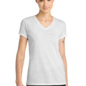District ®  Women's Perfect Blend ®  CVC V-Neck Tee. DM1190L