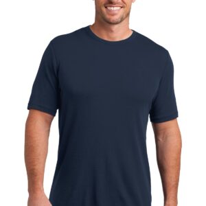 DISCONTINUED  District Made ®  Mens Mini Rib Crew Tee. DM300