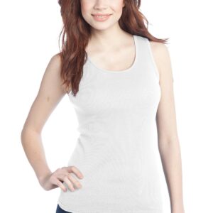 DISCONTINUED  District ®  - Juniors 2x1 Rib Tank.  DT210