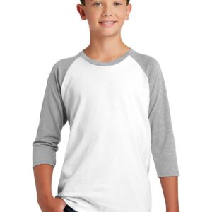 DISCONTINUED  District  ®  Youth Very Important Tee  ®  3/4-Sleeve . DT6210Y