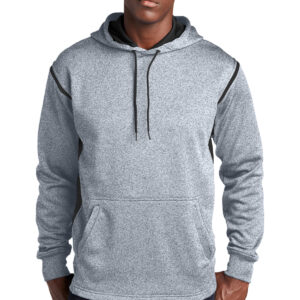 Sport-Tek ®  Tech Fleece Colorblock Hooded Sweatshirt. F246