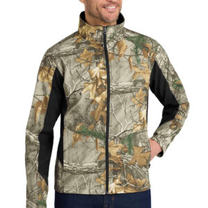 DISCONTINUED  Port Authority ®  Camouflage Colorblock Soft Shell. J318C