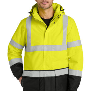 Port Authority ®  ANSI 107 Class 3 Safety Heavyweight Parka. J799S