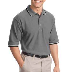 DISCONTINUED  Port Authority ®  Cool Mesh™ Polo with Tipping Stripe Trim. K431