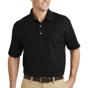 DISCONTINUED  Port Authority ®  EZCotton™ Pique Pocket Polo. K800P