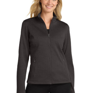 DISCONTINUED  Port Authority  ®  Women's Diamond Heather Fleece Full-Zip Jacket L249