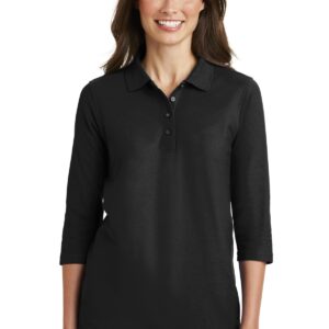 Port Authority ®  Women's Silk Touch™ 3/4-Sleeve Polo. L562