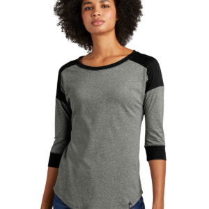 New Era  ®  Women's Heritage Blend 3/4-Sleeve Baseball Raglan Tee. LNEA104