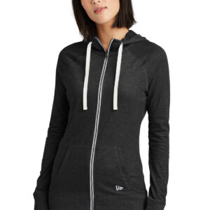 New Era ®  Women's Sueded Cotton Blend Full-Zip Hoodie. LNEA122