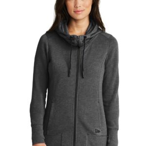 New Era  ®  Women's Tri-Blend Fleece Full-Zip Hoodie. LNEA511