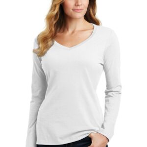Port & Co ™  Women's Long Sleeve Fan Favorite V-Neck Tee. LPC450VLS