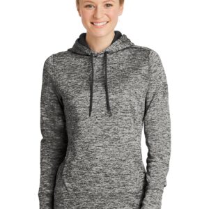 Sport-Tek ®  Women's PosiCharge ®  Electric Heather Fleece Hooded Pullover. LST225