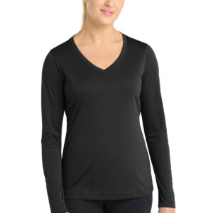 Sport-Tek ®  Women's Long Sleeve PosiCharge ®  Competitor™ V-Neck Tee. LST353LS