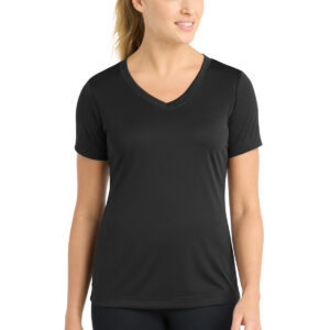 Sport-Tek ®  Women's PosiCharge ®  Competitor™ V-Neck Tee. LST353