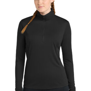 Sport-Tek ®  Women's PosiCharge ®  Competitor ™  1/4-Zip Pullover. LST357