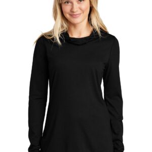 Sport-Tek ®  Women's PosiCharge  ®  Tri-Blend Wicking Long Sleeve Hoodie LST406