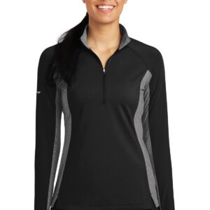 Sport-Tek ®  Women's Sport-Wick ®  Stretch Contrast 1/4-Zip Pullover. LST854