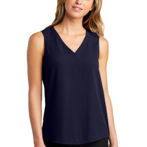 DISCONTINUED  Port Authority  ®  Ladies Sleeveless Blouse. LW703