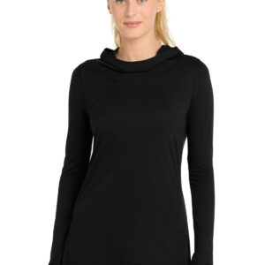 Sport-Tek ®  Women's PosiCharge  ®  Tri-Blend Wicking Long Sleeve Hoodie LST406