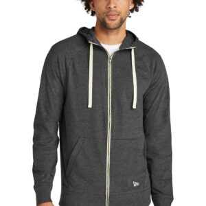 New Era  ®  Sueded Cotton Blend Full-Zip Hoodie. NEA122