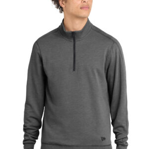 New Era  ®  Tri-Blend Fleece 1/4-Zip Pullover. NEA512