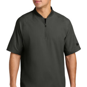 New Era  ®  Cage Short Sleeve 1/4-Zip Jacket. NEA600